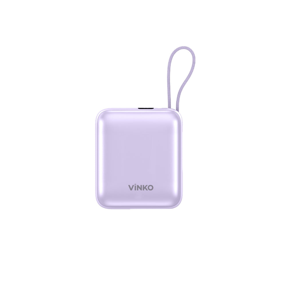 VINKO Pocket V9 Power Bank 10000mAh 22.5W PD2.0 USB-C Lighting Cable