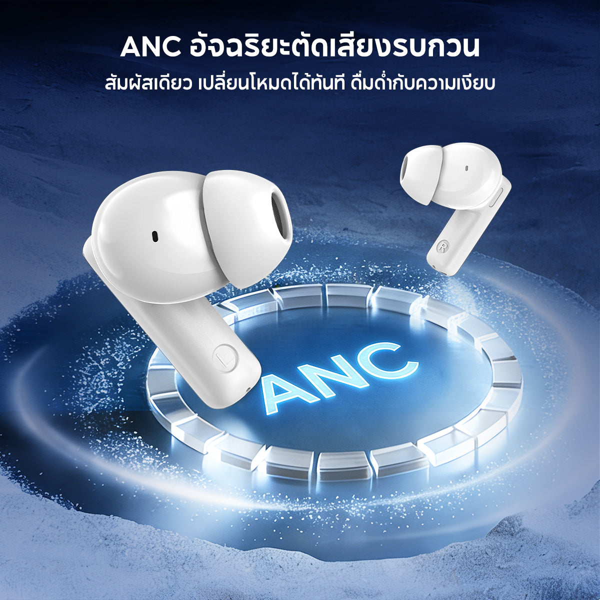 VINKO S10 Pro NC TWS Bluetooth 6.0 ANC+ENC AI Noise Cancellation