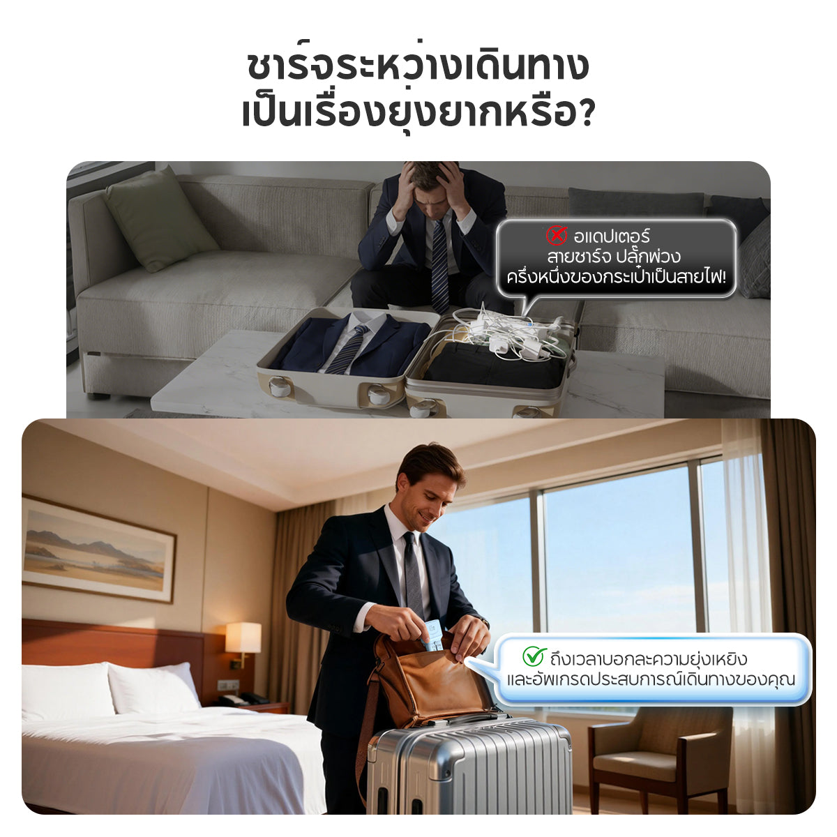 VINKO C1C2  GaN Travel Adapter อแดปเตอร์อเนกประสงค์ใช้ได้กว่า 200 ประเทศ รองรับการชาร์จเร็ว 45W/65W C+C PD/PPS