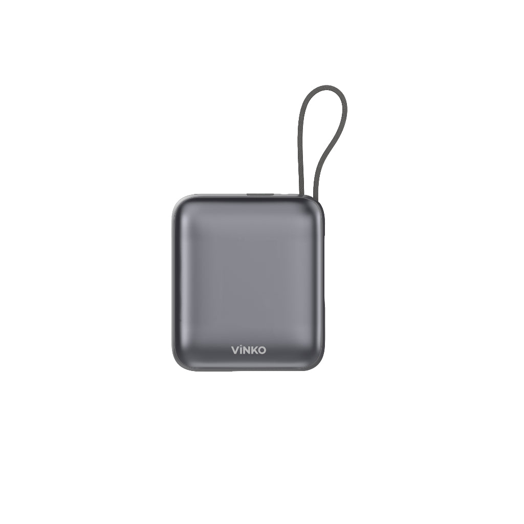 VINKO Pocket V9 Power Bank 10000mAh 22.5W PD2.0 USB-C Lighting Cable